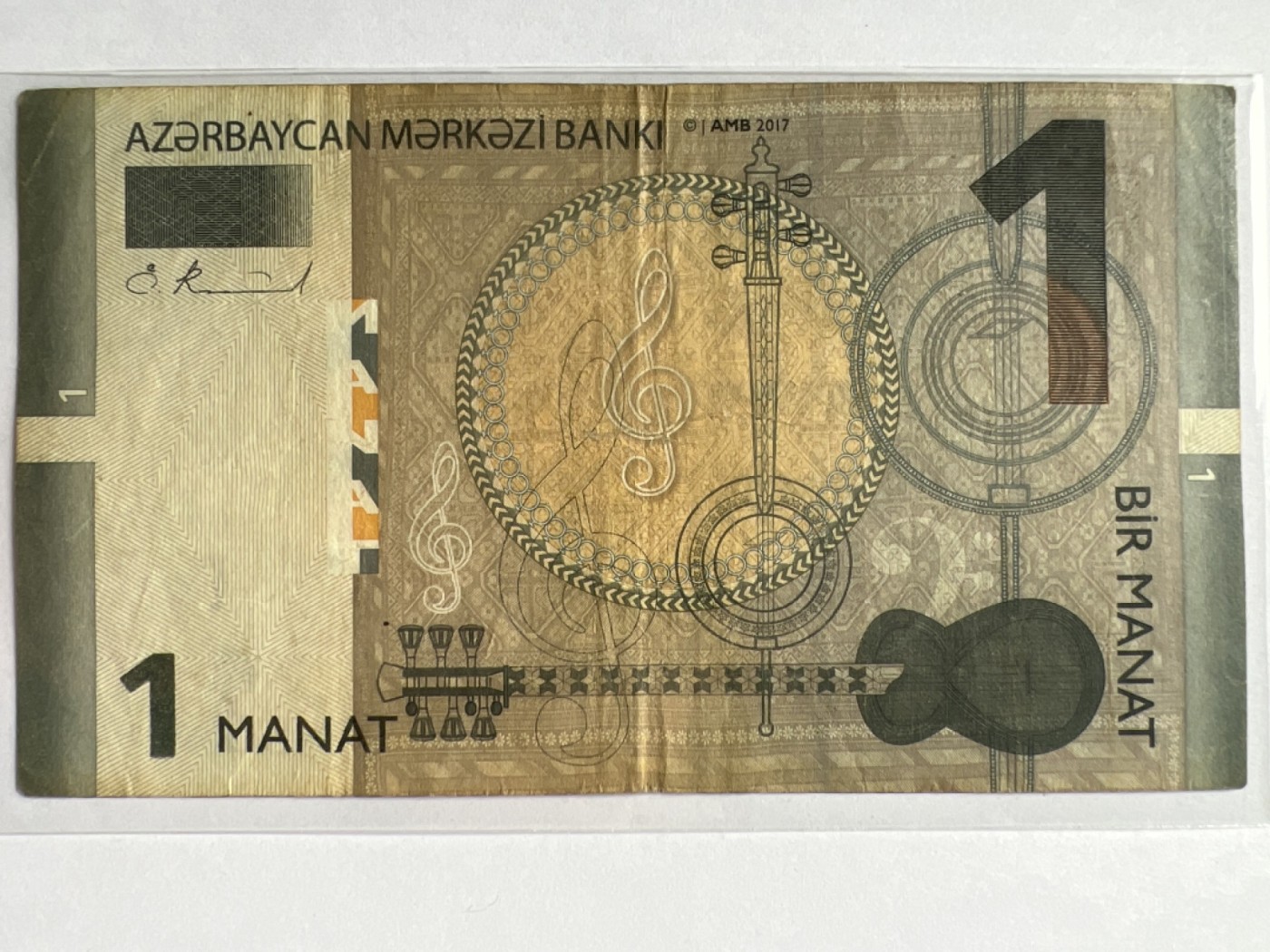 第415期 纸币专场 （无押金，捡漏，全场20包邮，偏远地区除外，接收代拍业务） 阿塞拜疆1马纳特