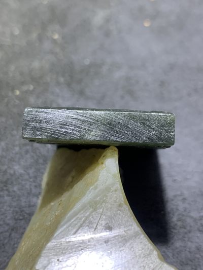 天然新疆和田青玉雕通灵宝玉福字牌子一块 天然新疆和田青玉雕通灵宝玉福字牌子一块