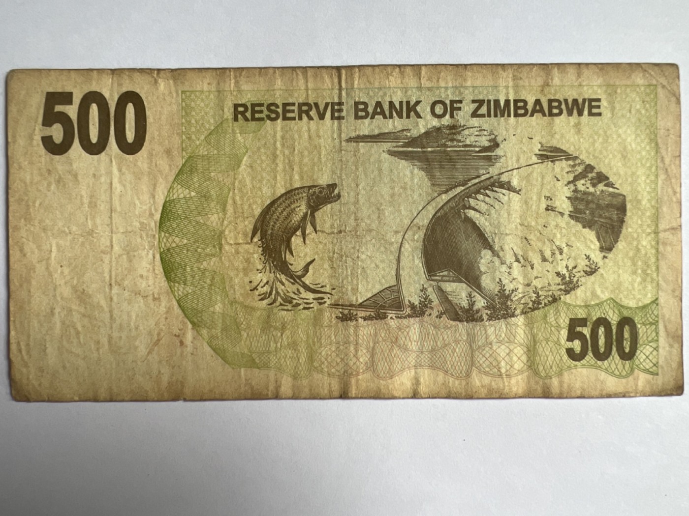 第415期 纸币专场 （无押金，捡漏，全场20包邮，偏远地区除外，接收代拍业务） 津巴布韦500津元
