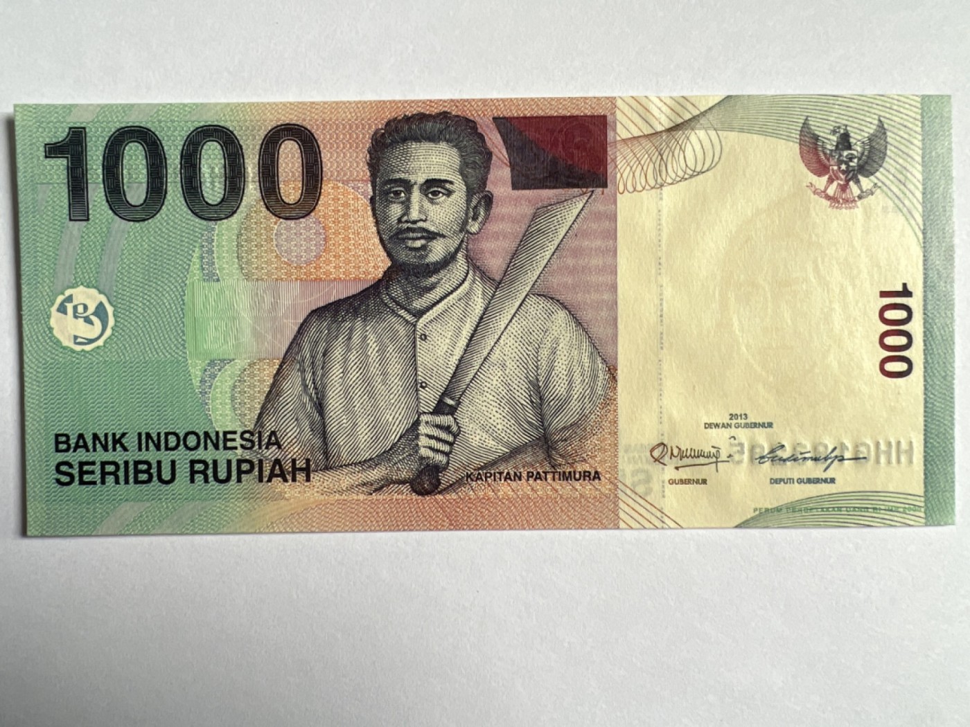 第489期 纸币专场 （无押金，捡漏，全场50包邮，偏远地区除外，接收代拍业务） 印度尼西亚1000卢比