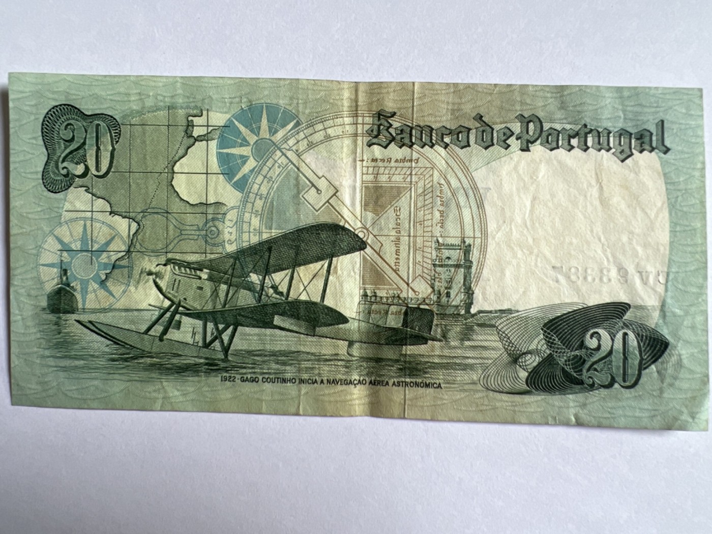 第387期 纸币专场 （无押金，捡漏，全场20包邮，偏远地区除外，接收代拍业务） 葡萄牙20埃斯库多