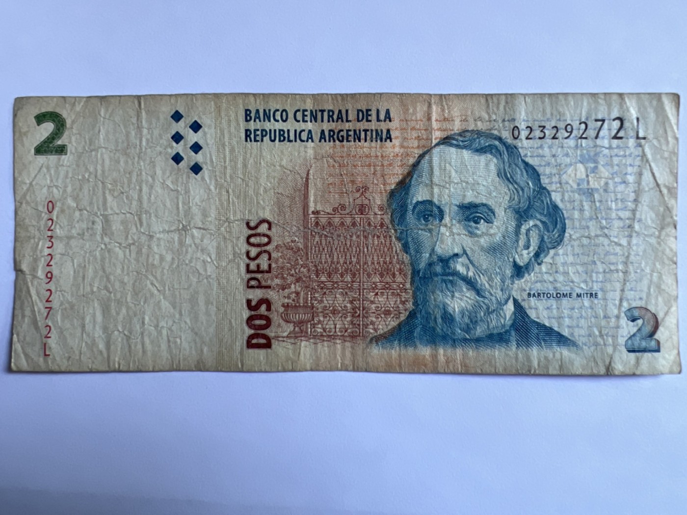 第387期 纸币专场 （无押金，捡漏，全场20包邮，偏远地区除外，接收代拍业务） 阿根廷2比索