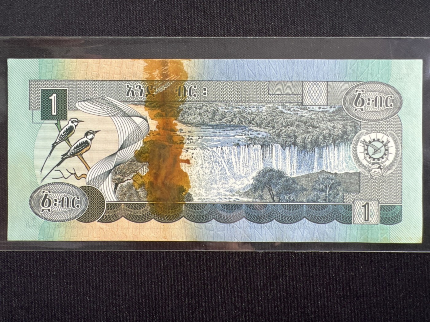 第393期 纸币专场 （无押金，捡漏，全场20包邮，偏远地区除外，接收代拍业务） 埃塞俄比亚1比尔