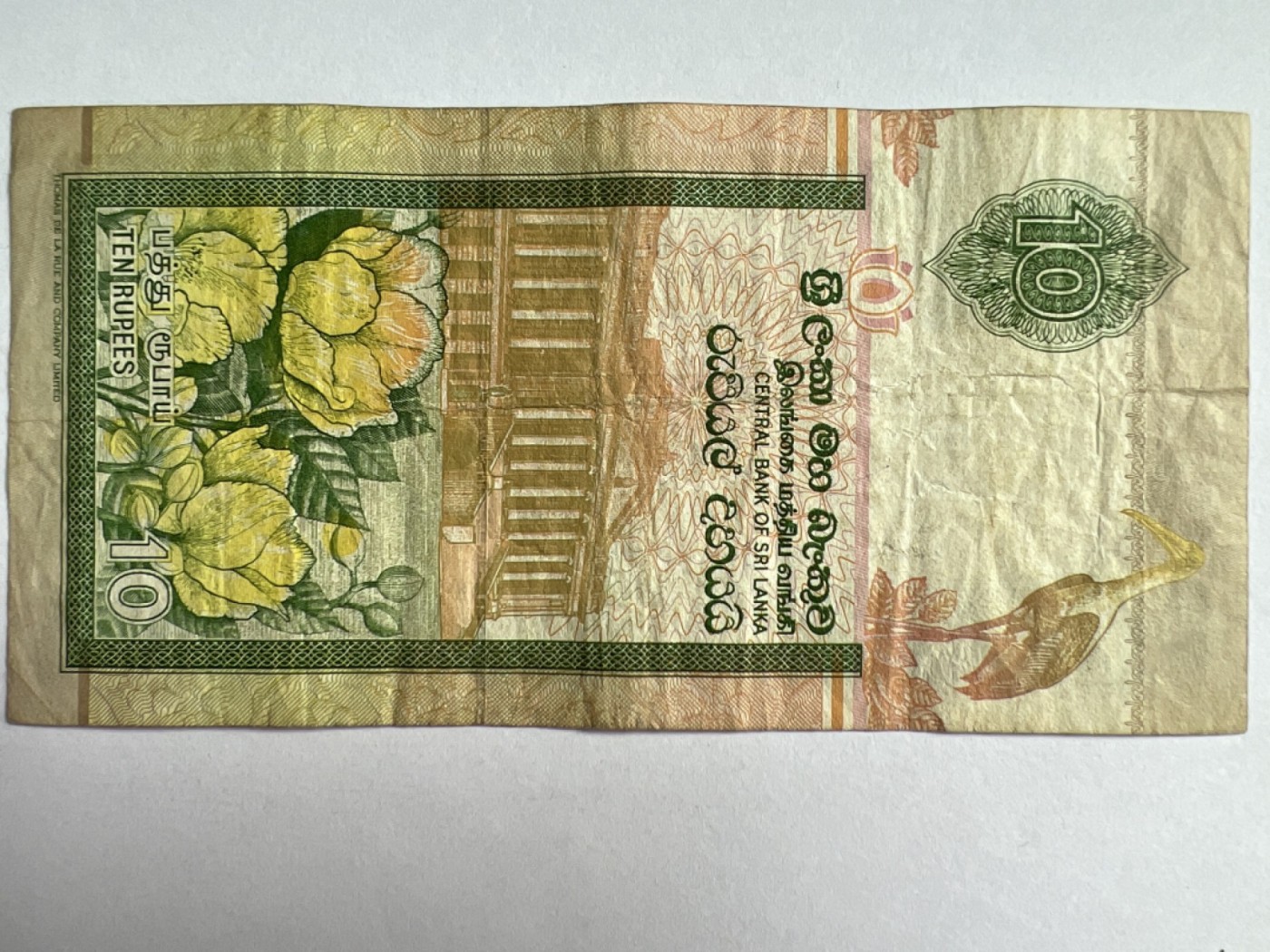 第426期 纸币专场 （无押金，捡漏，全场20包邮，偏远地区除外，接收代拍业务） 斯里兰卡10卢比