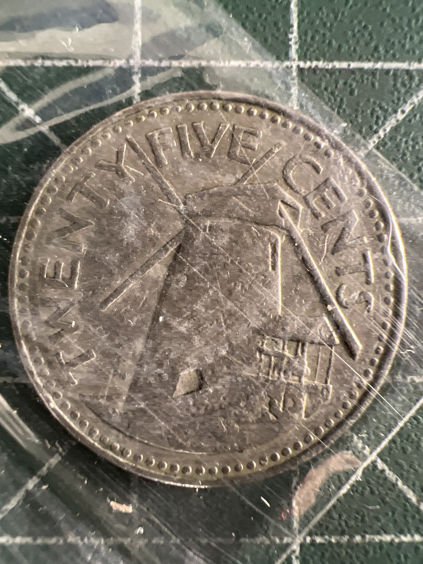 第632期 硬币专场 （无押金，捡漏，全场50包邮，偏远地区除外，接收代拍业务，本店十天发一次货） 巴巴多斯25分