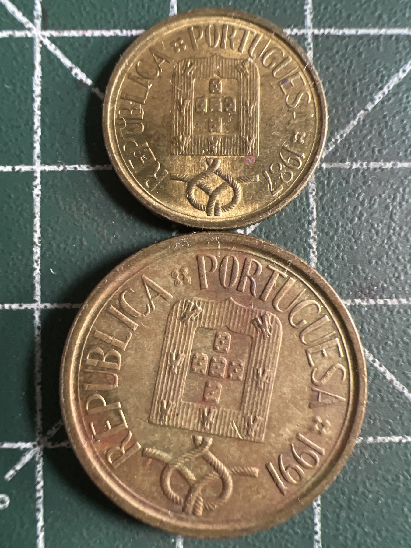 第389期 硬币币专场 （无押金，捡漏，全场20包邮，偏远地区除外，接收代拍业务） 葡萄牙2枚