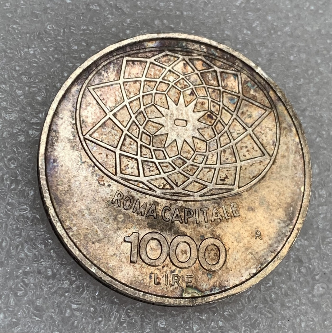 瓶子🏺第106期拍卖会  意大利1970年1000里拉银币  五彩