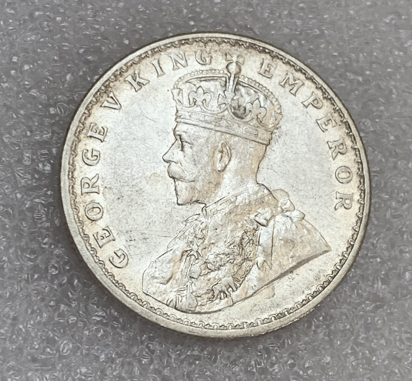 瓶子🏺第106期拍卖会  英属印度1918年乔治五世1卢比银币