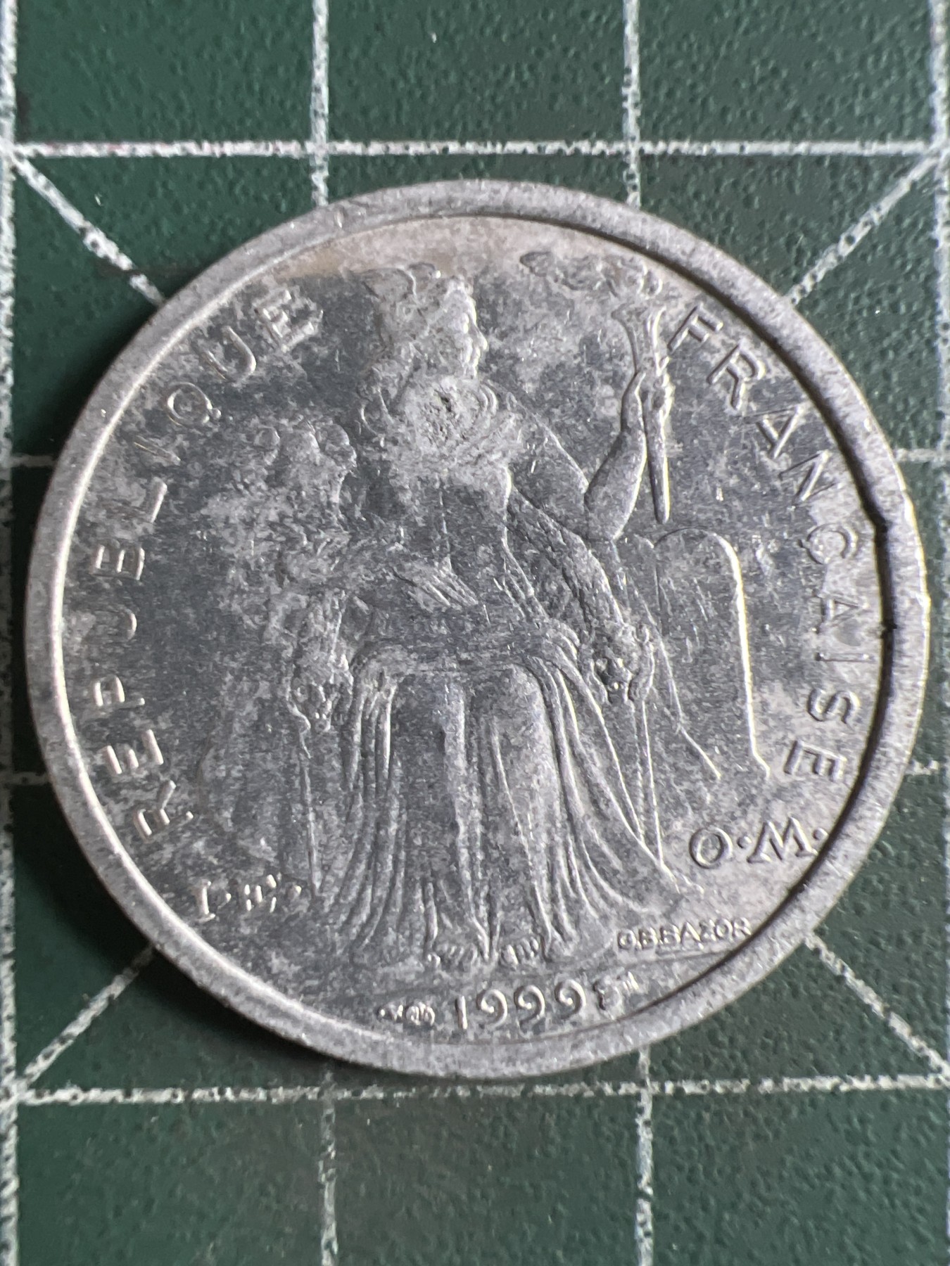 第389期 硬币币专场 （无押金，捡漏，全场20包邮，偏远地区除外，接收代拍业务） 法属波里尼西亚2法郎