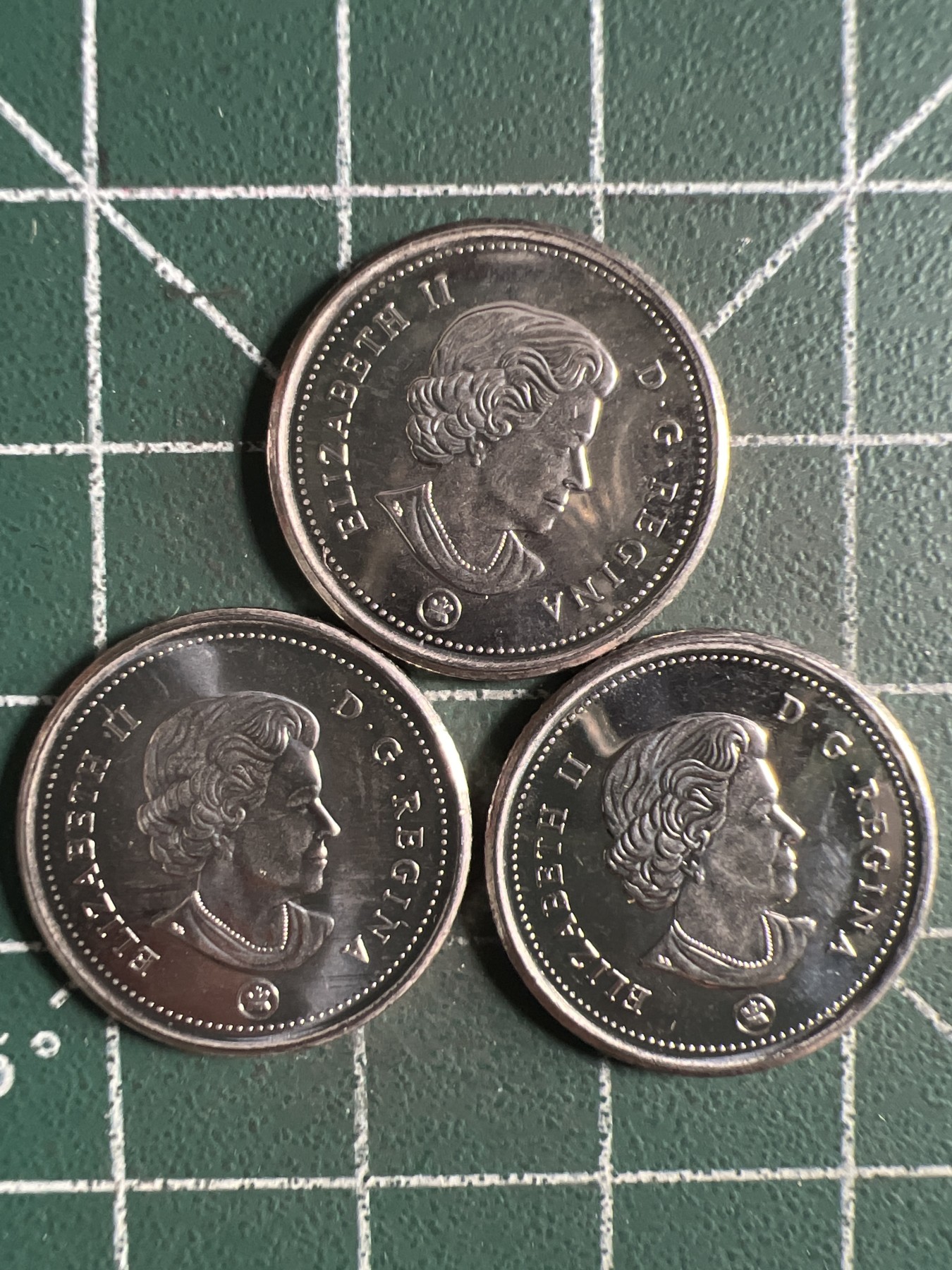 第389期 硬币币专场 （无押金，捡漏，全场20包邮，偏远地区除外，接收代拍业务） 加拿大10分三枚不同帆船