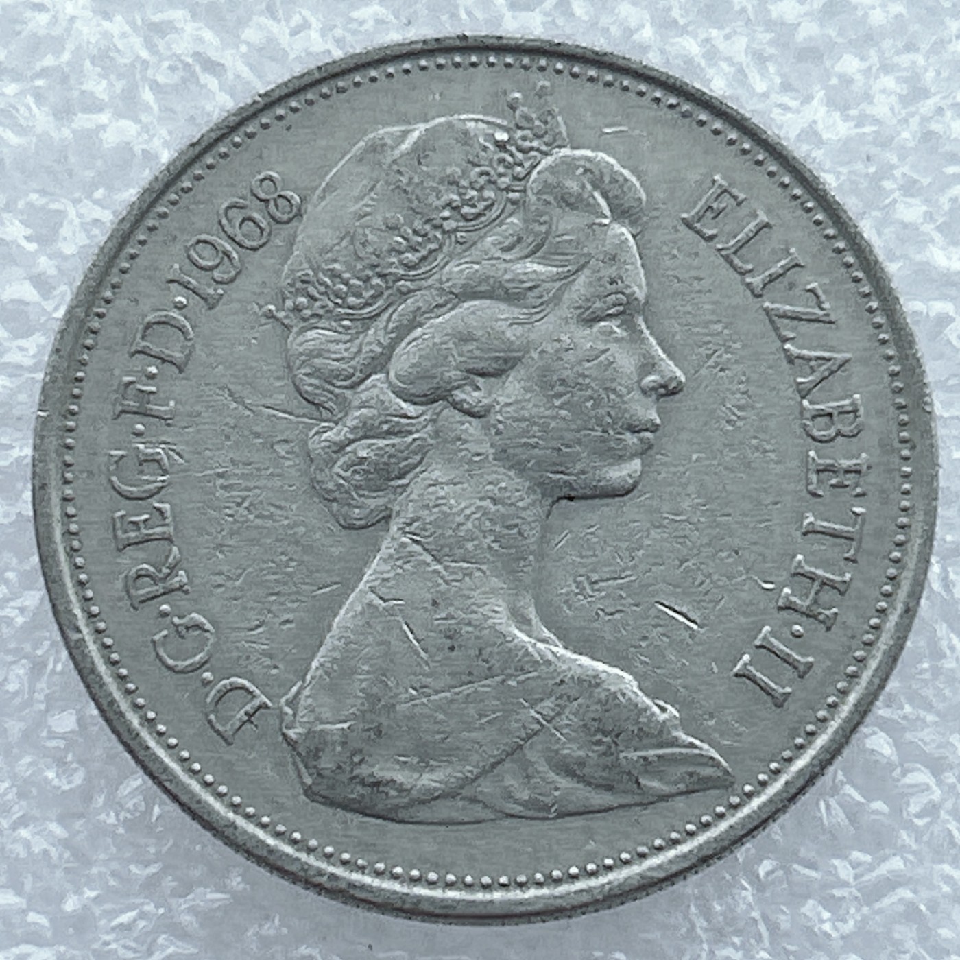 全场一元起拍 世界钱币散币场 第19期 英国1968年10便士