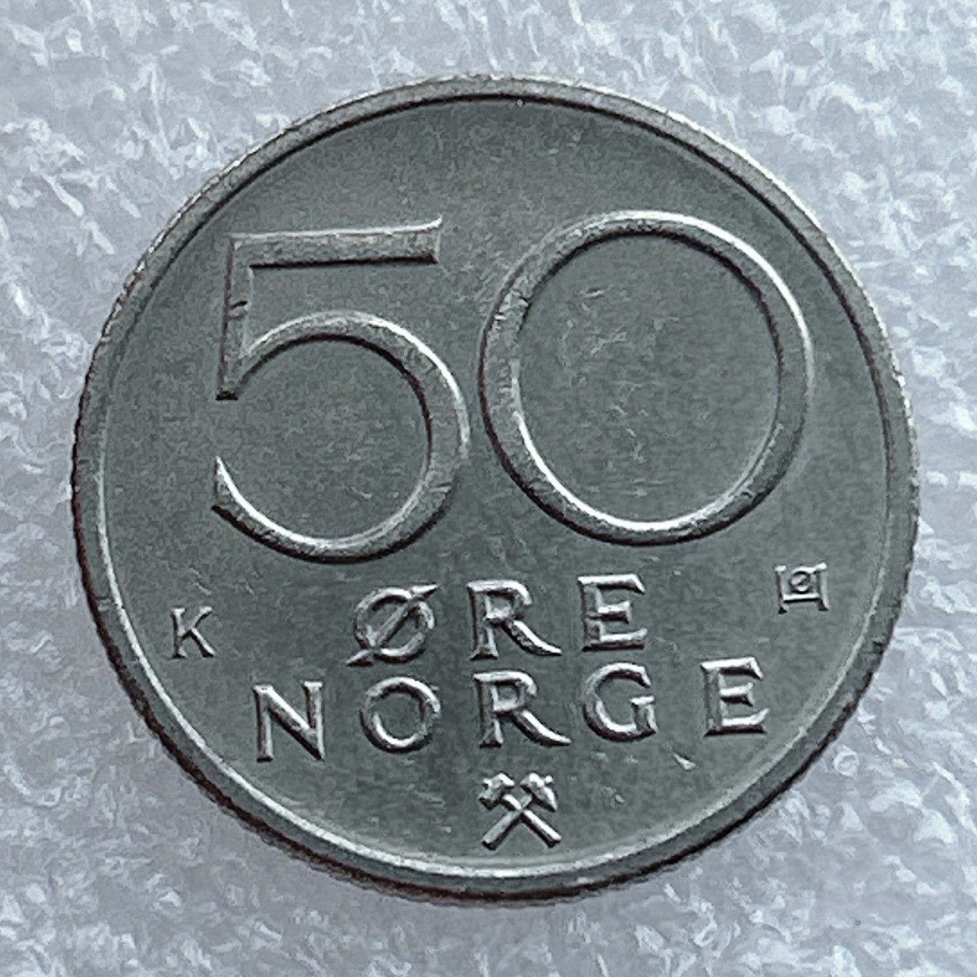 全场一元起拍 世界钱币散币场 第19期 挪威1989年50欧尔