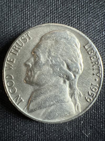 第390期 硬币币专场 （无押金，捡漏，全场20包邮，偏远地区除外，接收代拍业务） - 美国五美分1959年