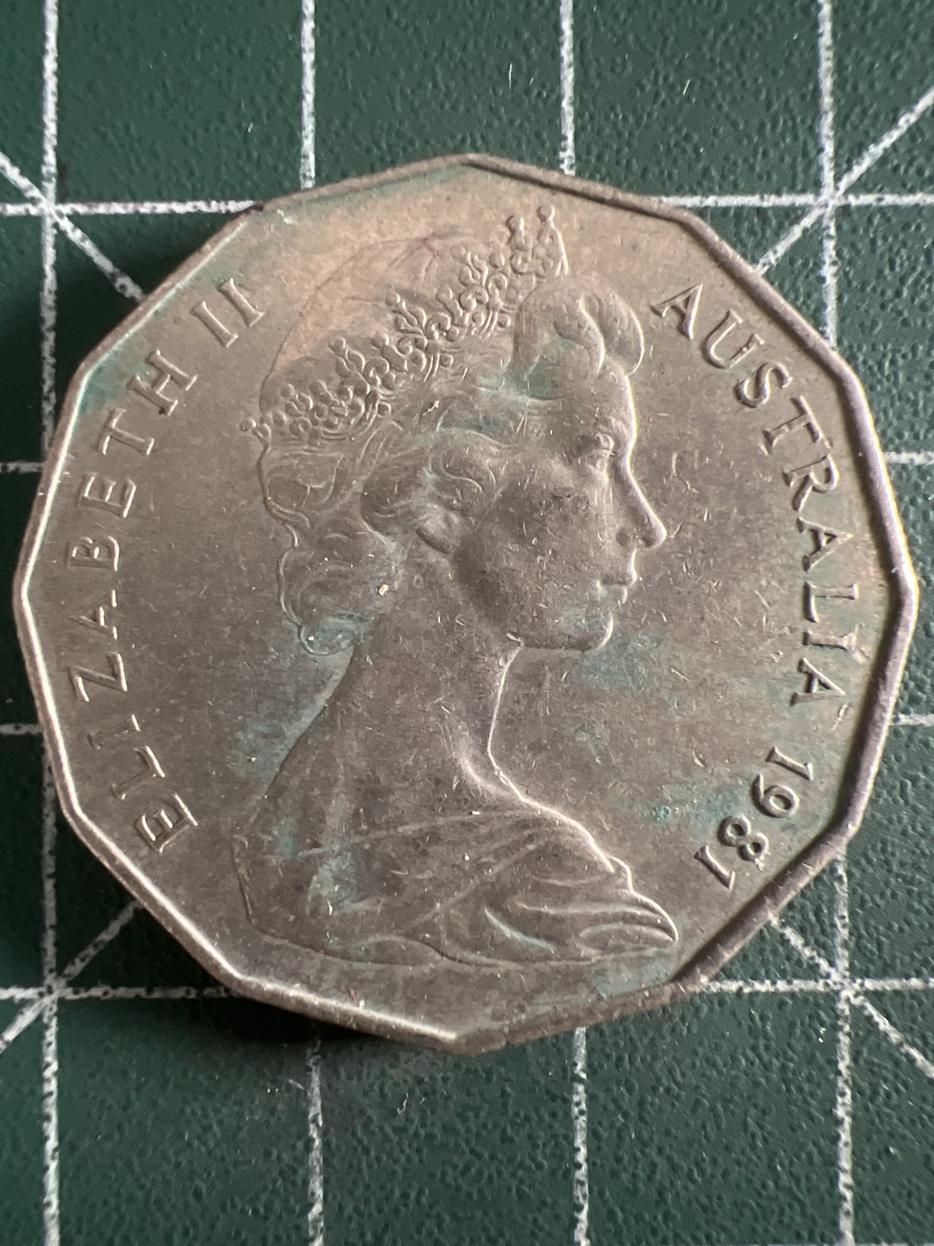 第390期 硬币币专场 （无押金，捡漏，全场20包邮，偏远地区除外，接收代拍业务） 澳大利亚50分1981年