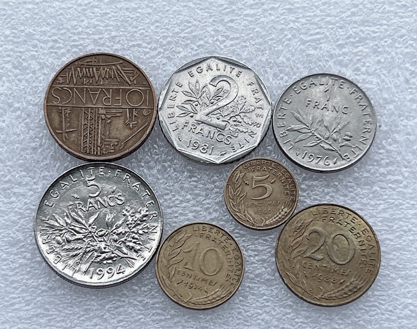 全场一元起拍 世界钱币散币场 第19期 法国