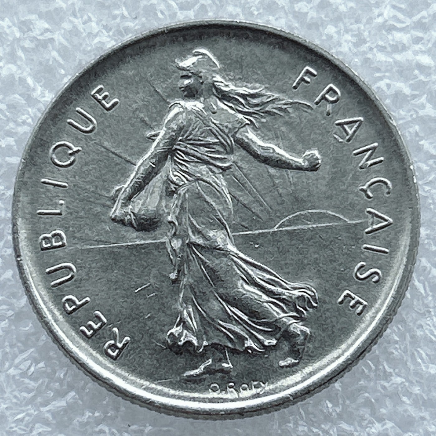 全场一元起拍 世界钱币散币场 第19期 法国1971年5法郎