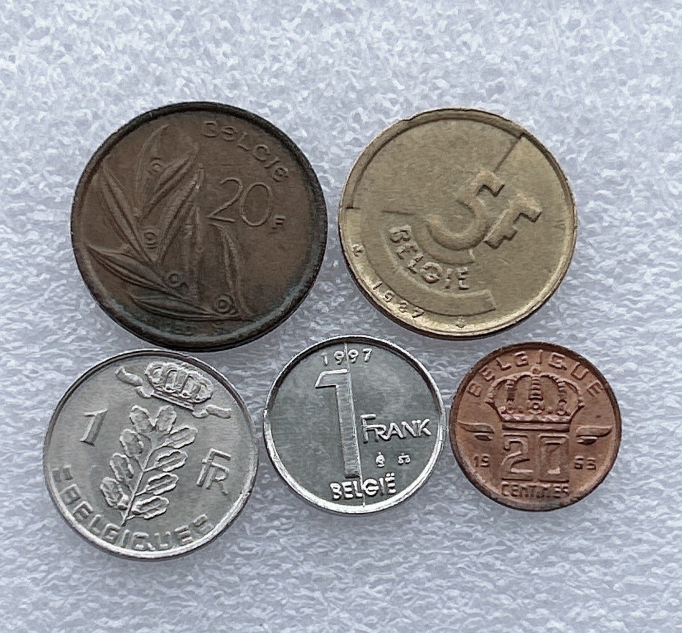 全场一元起拍 世界钱币散币场 第19期 比利时