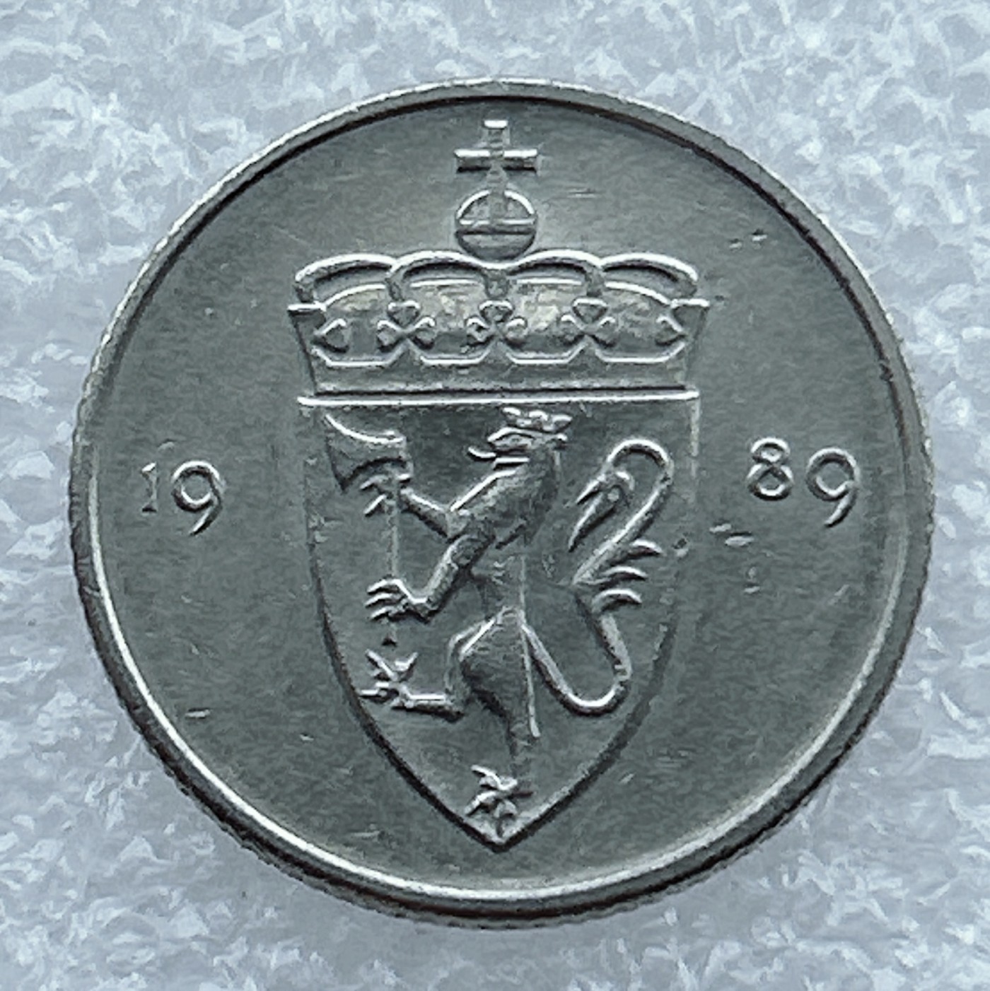 全场一元起拍 世界钱币散币场 第19期 挪威1989年50欧尔