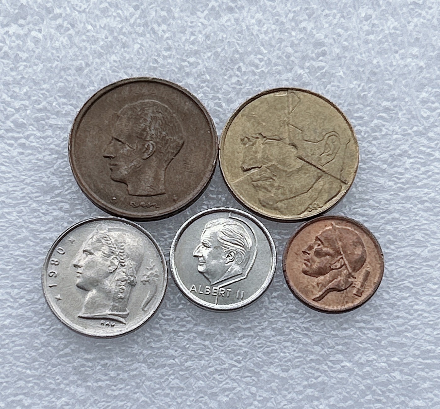 全场一元起拍 世界钱币散币场 第19期 比利时