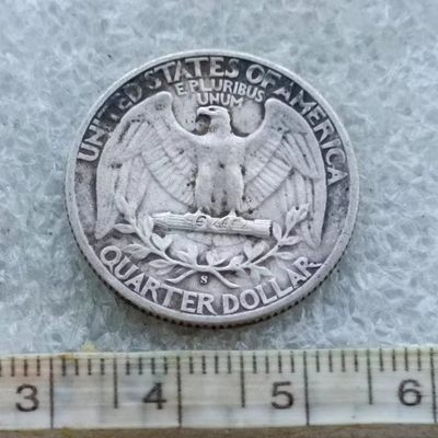 【淘币小摊】第一百六十四拍  散币场 周四至周日 四连拍   满百包邮 - 美国1943年25分银币