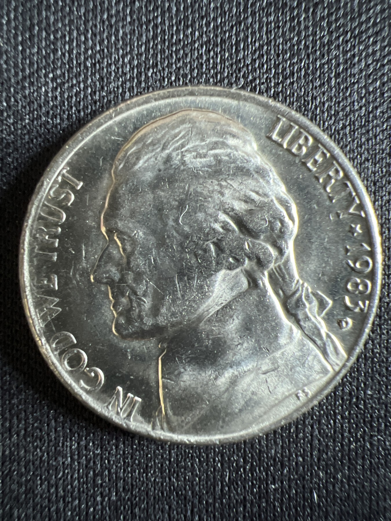 第390期 硬币币专场 （无押金，捡漏，全场20包邮，偏远地区除外，接收代拍业务） 美国五美分1983年