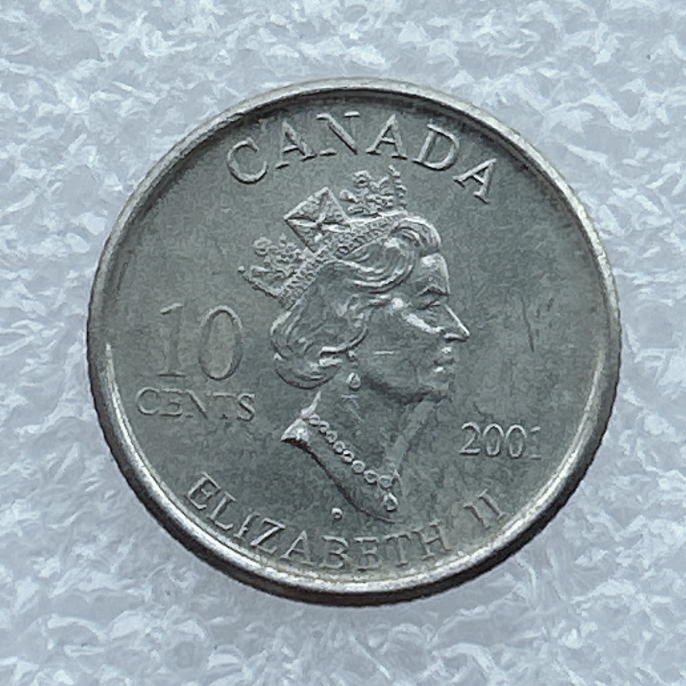 全场一元起拍 世界钱币散币场 第19期 加拿大2001年国际志愿者10分纪念币