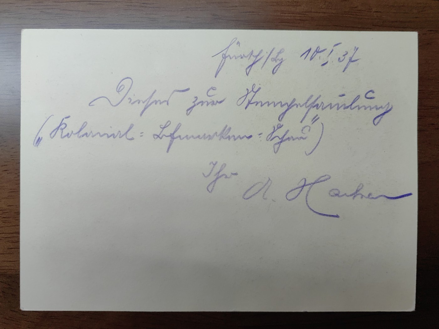 中外邮品专场第③场 德国1936年奥运会纪念邮资片实寄一枚，盖奥运场馆戳。