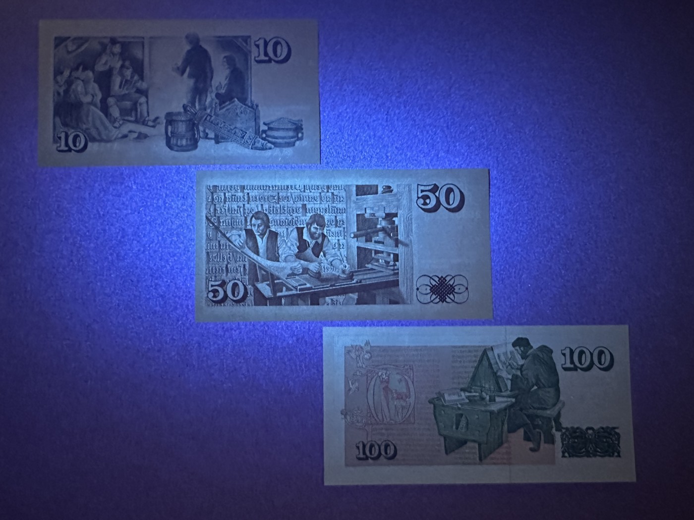 《张总收藏》116期-外币精品荟萃 冰岛10、50、100克朗3张 UNC 1981年