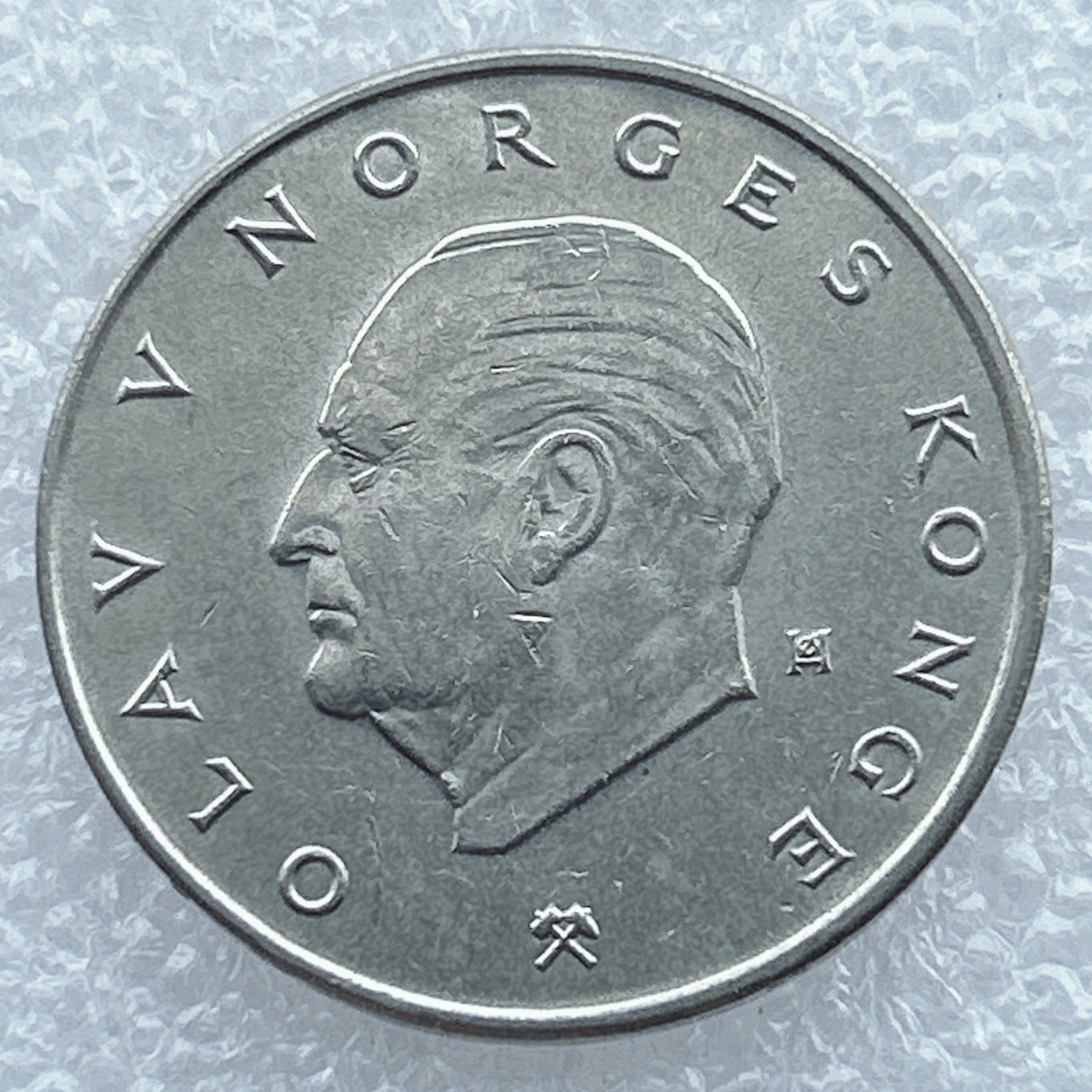 全场一元起拍 世界钱币散币场 第19期 挪威1977年5克朗