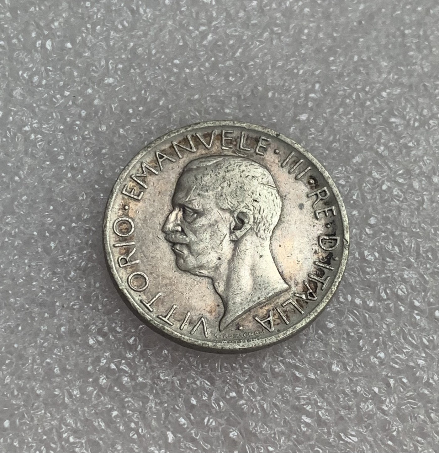 瓶子🏺第106期拍卖会  意大利1929年5里拉鹰徽束斧银币