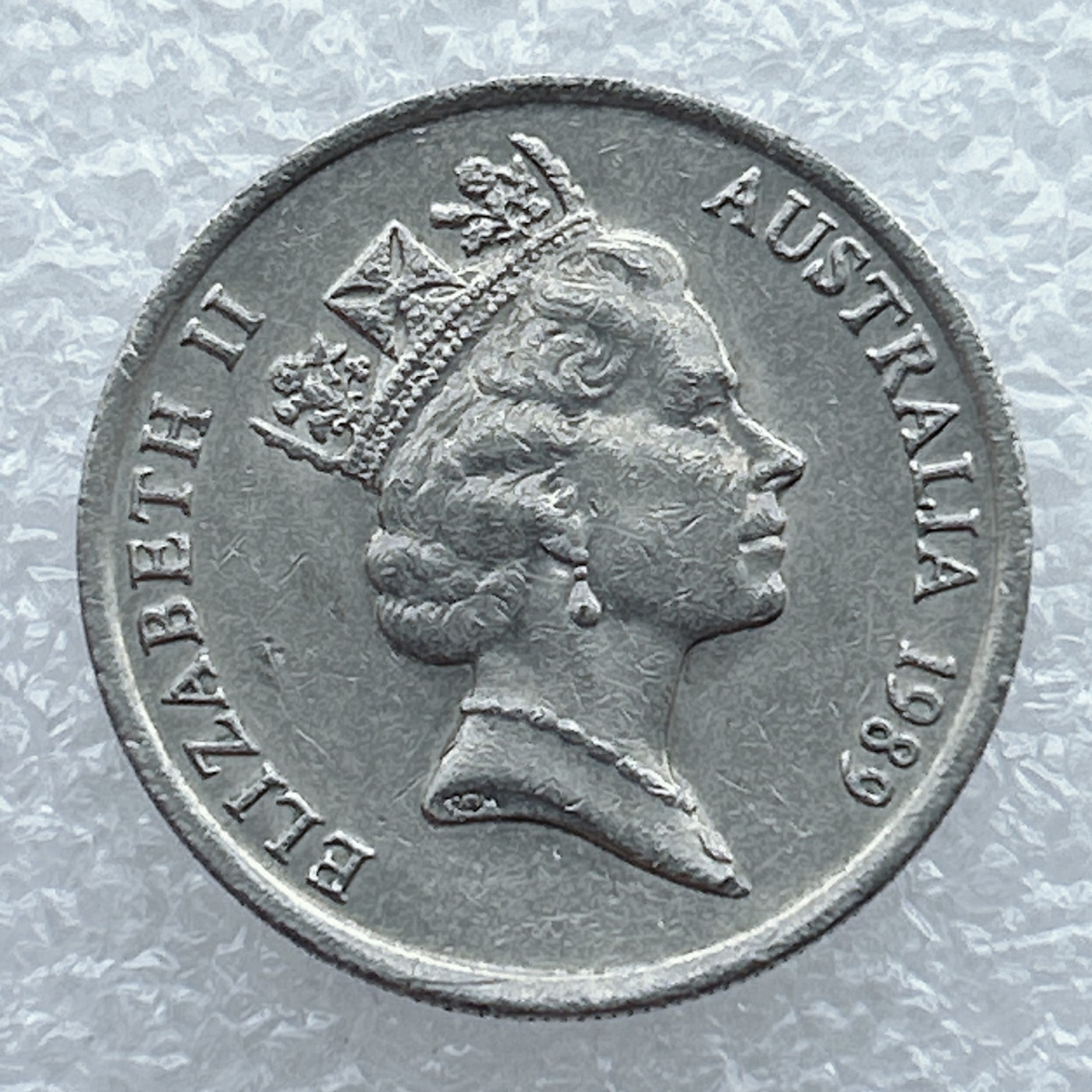 全场一元起拍 世界钱币散币场 第19期 澳大利亚1989年10分伊丽莎白二世女王