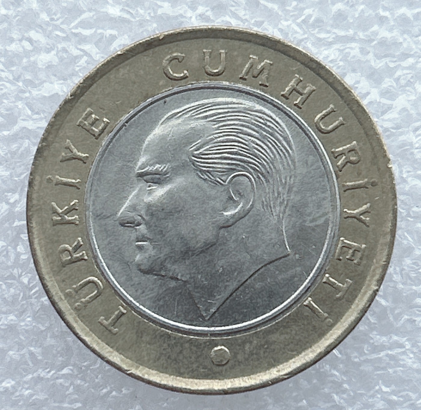 全场一元起拍 世界钱币散币场 第19期 土耳其2012年1里拉双色币