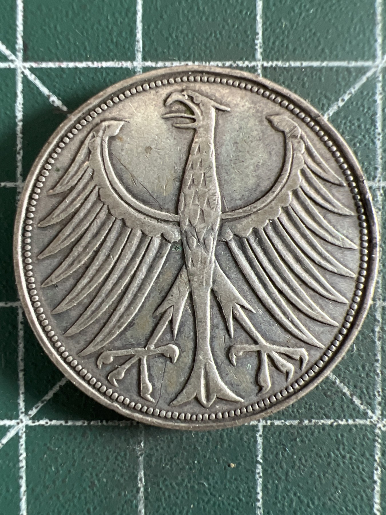 第395期 银币专场 （无押金，捡漏，全场20包邮，偏远地区除外，接收代拍业务）  德国1951年5马克银币