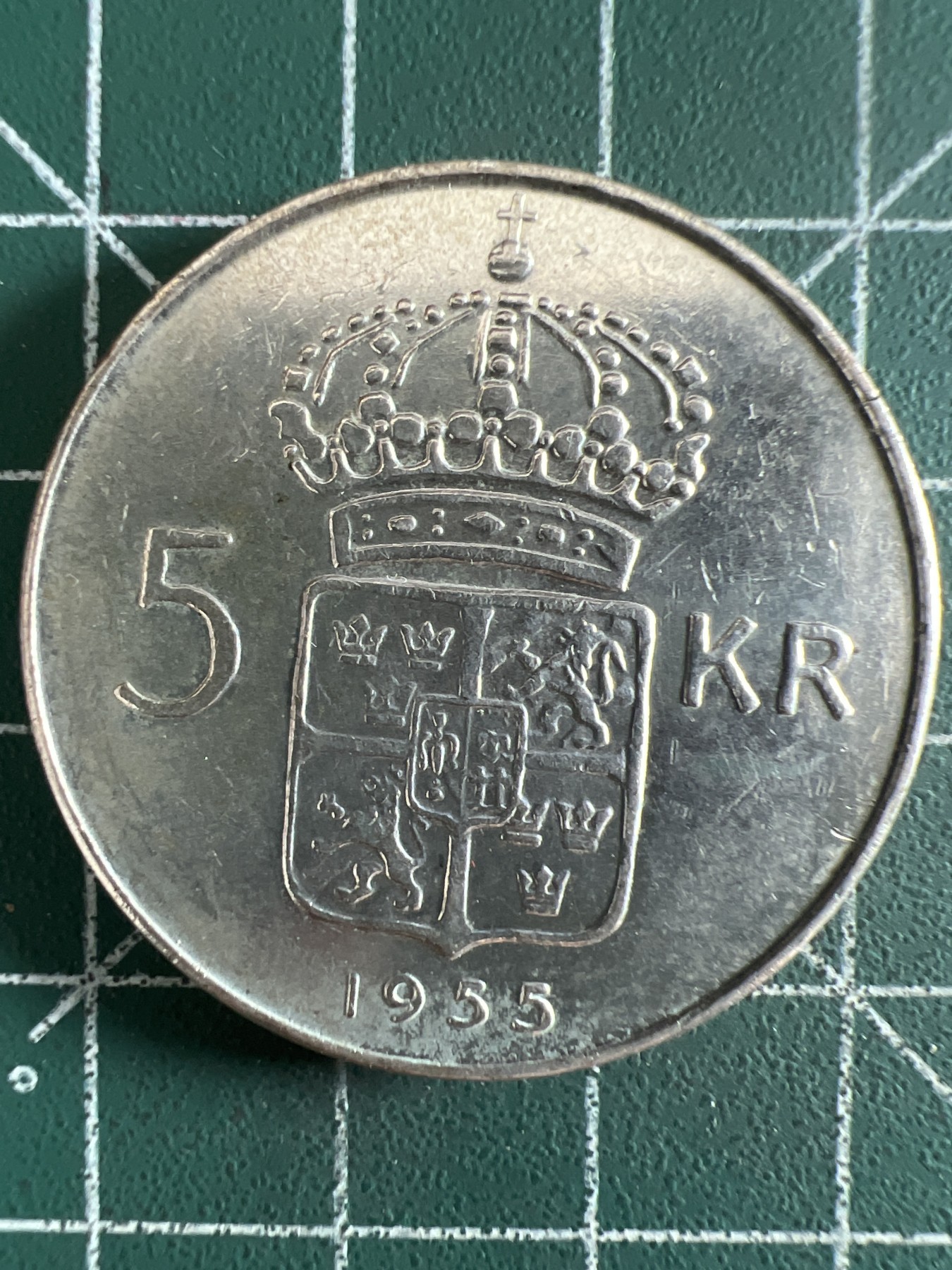 第395期 银币专场 （无押金，捡漏，全场20包邮，偏远地区除外，接收代拍业务） 瑞典5克朗大银币