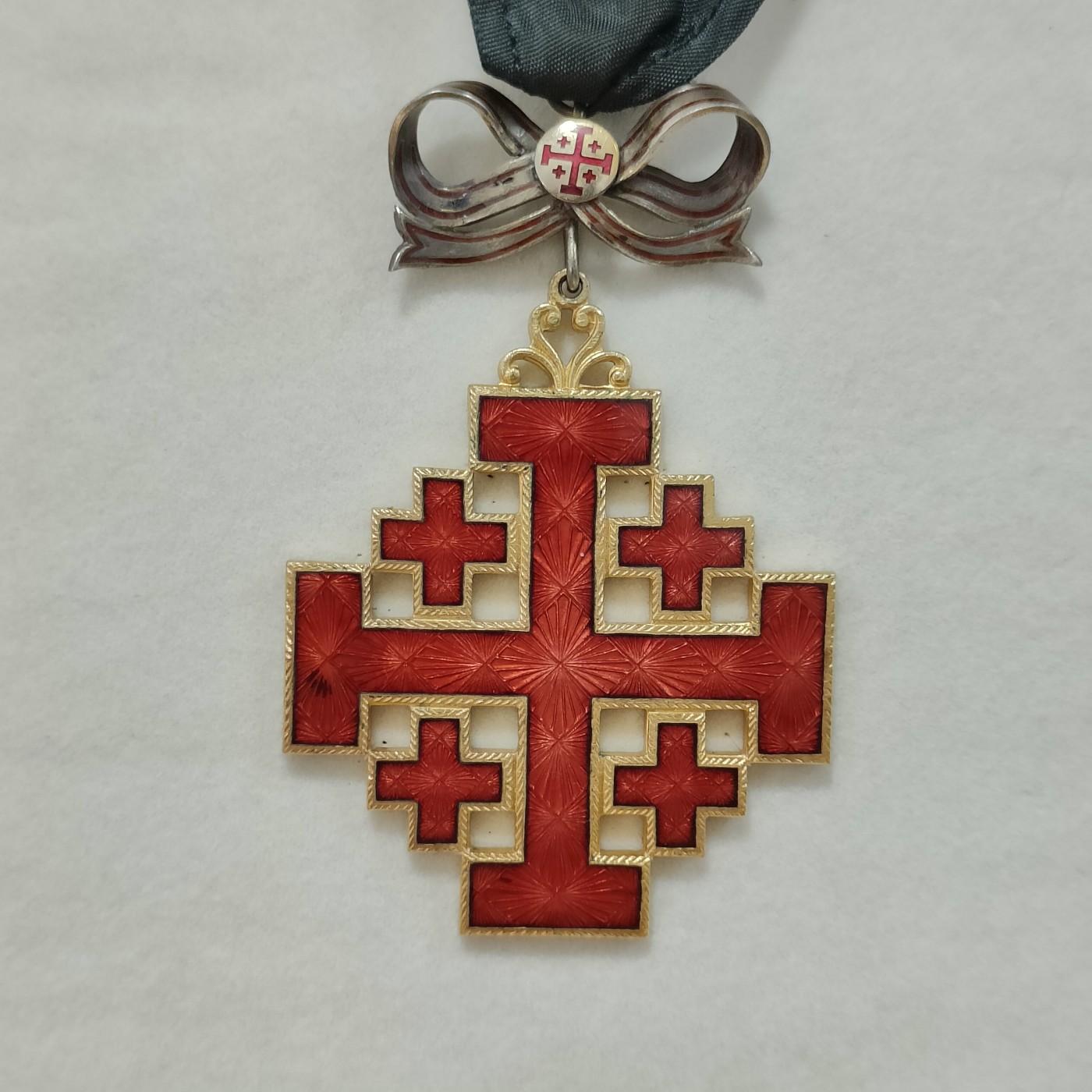 全场0元起拍 第86期 咸鱼国勋章拍卖专场 8月30日（周三）下午6：00开始 梵蒂冈教皇国稀少女版指挥官级圣暮骑士团勋章颈绶铜珐琅