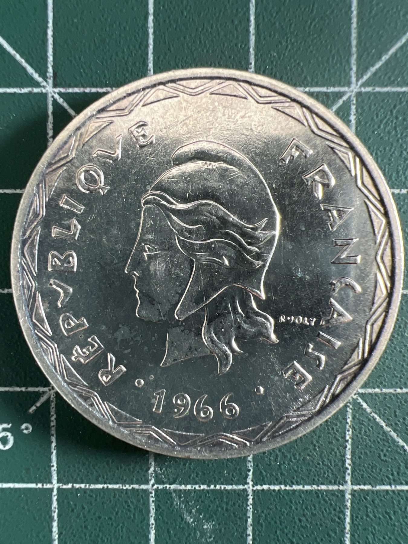 第395期 银币专场 （无押金，捡漏，全场20包邮，偏远地区除外，接收代拍业务） 新赫布里底1966年100法郎大银币