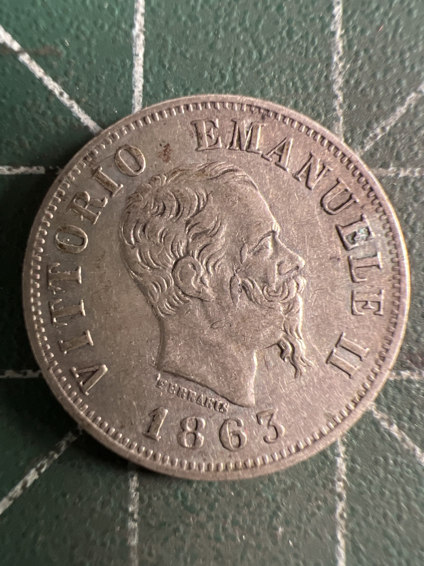 第395期 银币专场 （无押金，捡漏，全场20包邮，偏远地区除外，接收代拍业务） 意大利1963年50分 银币