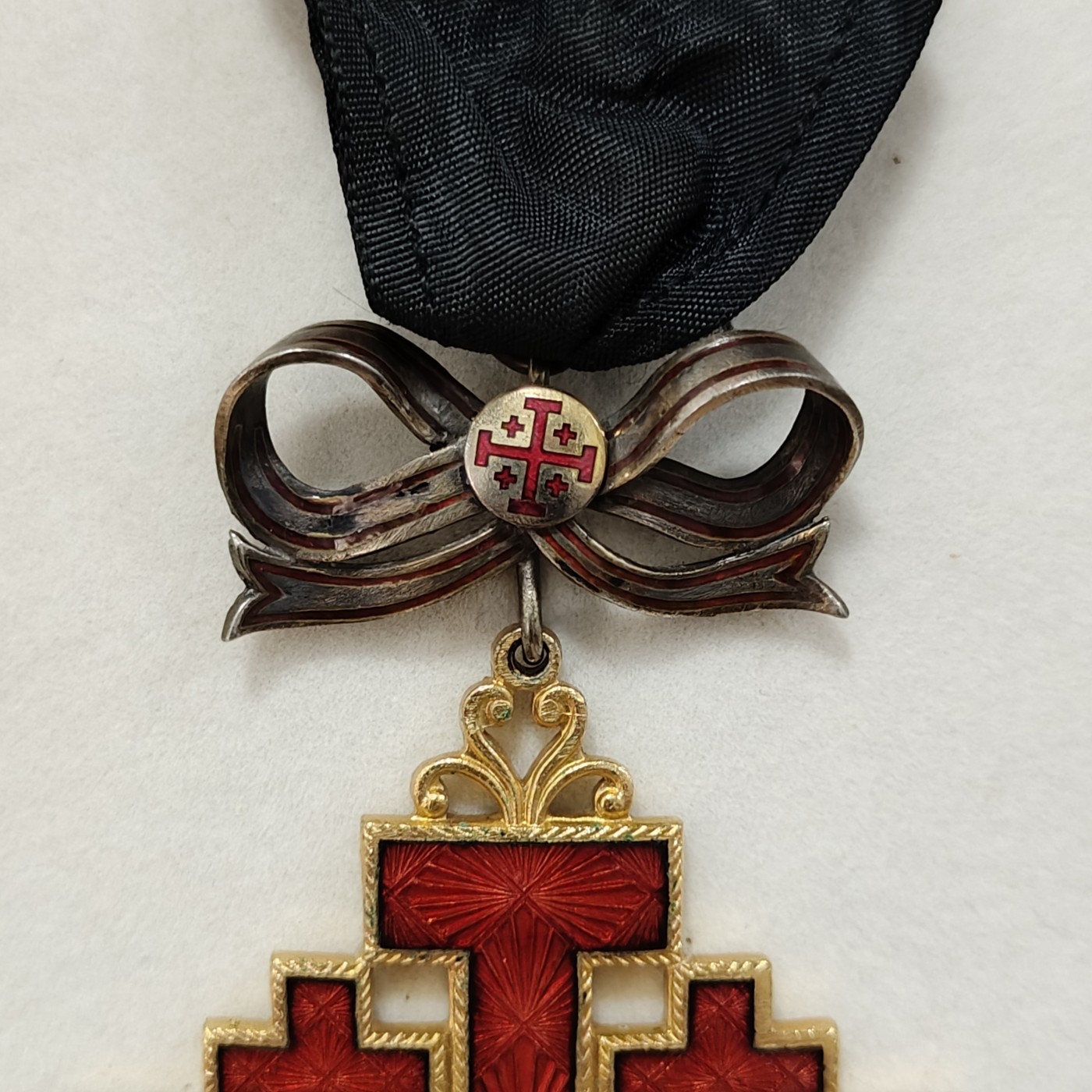 全场0元起拍 第86期 咸鱼国勋章拍卖专场 8月30日（周三）下午6：00开始 梵蒂冈教皇国稀少女版指挥官级圣暮骑士团勋章颈绶铜珐琅