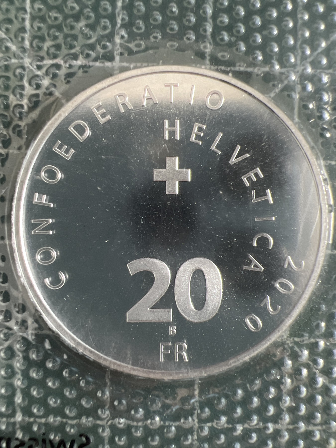 第395期 银币专场 （无押金，捡漏，全场20包邮，偏远地区除外，接收代拍业务） 瑞士20瑞郎纪念币 银币