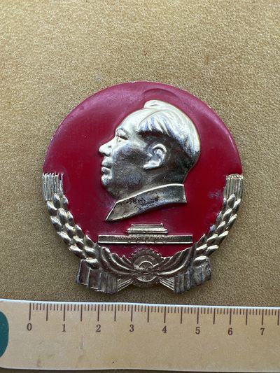 红色收藏像章专拍 - 特色国徽造型