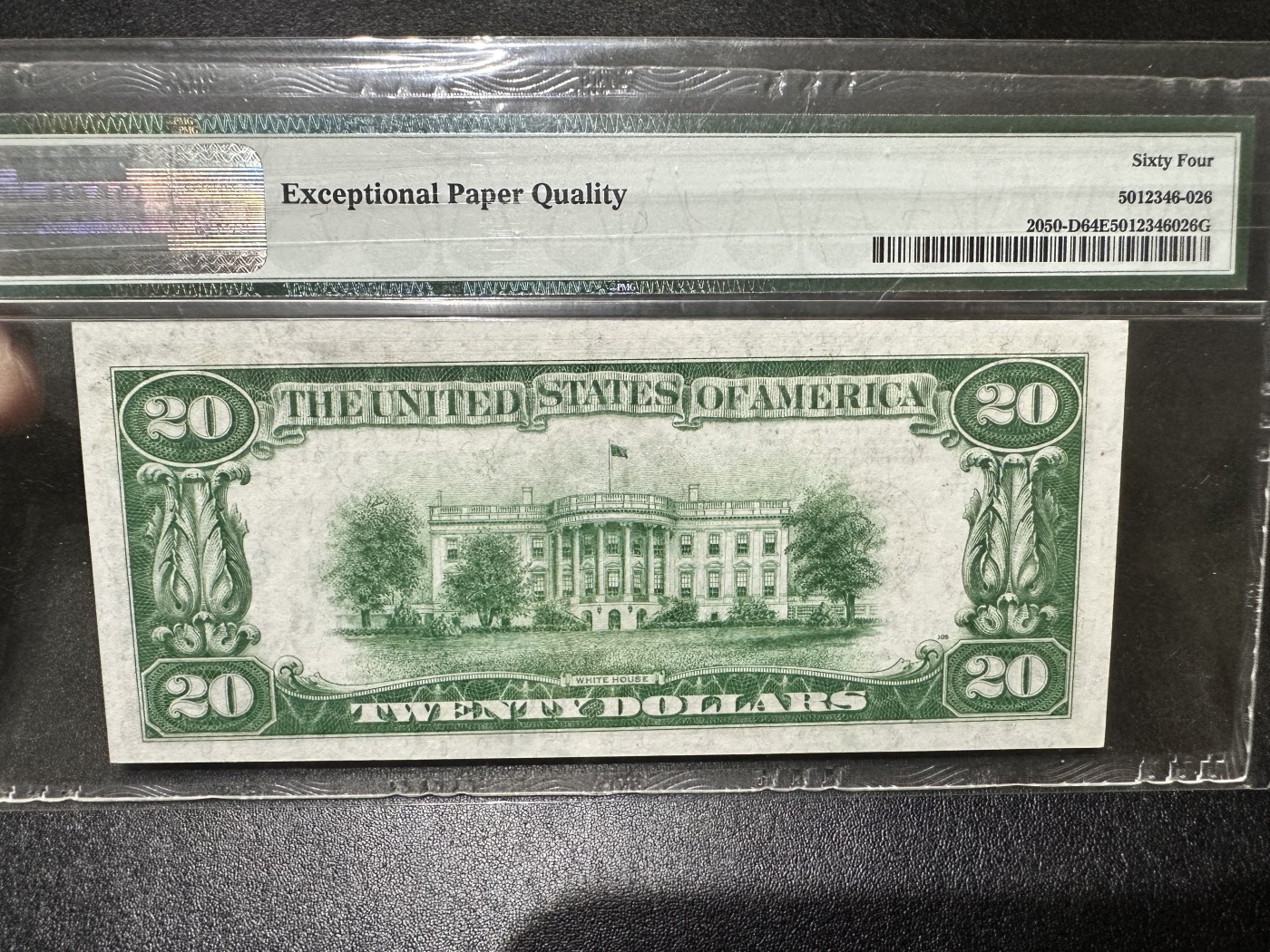 《外钞收藏家》第二百九十五期（连拍第三场） 1928年美国20美元 PMG64E