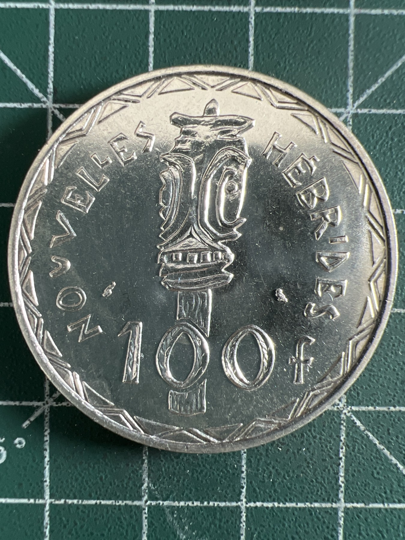 第395期 银币专场 （无押金，捡漏，全场20包邮，偏远地区除外，接收代拍业务） 新赫布里底1966年100法郎大银币