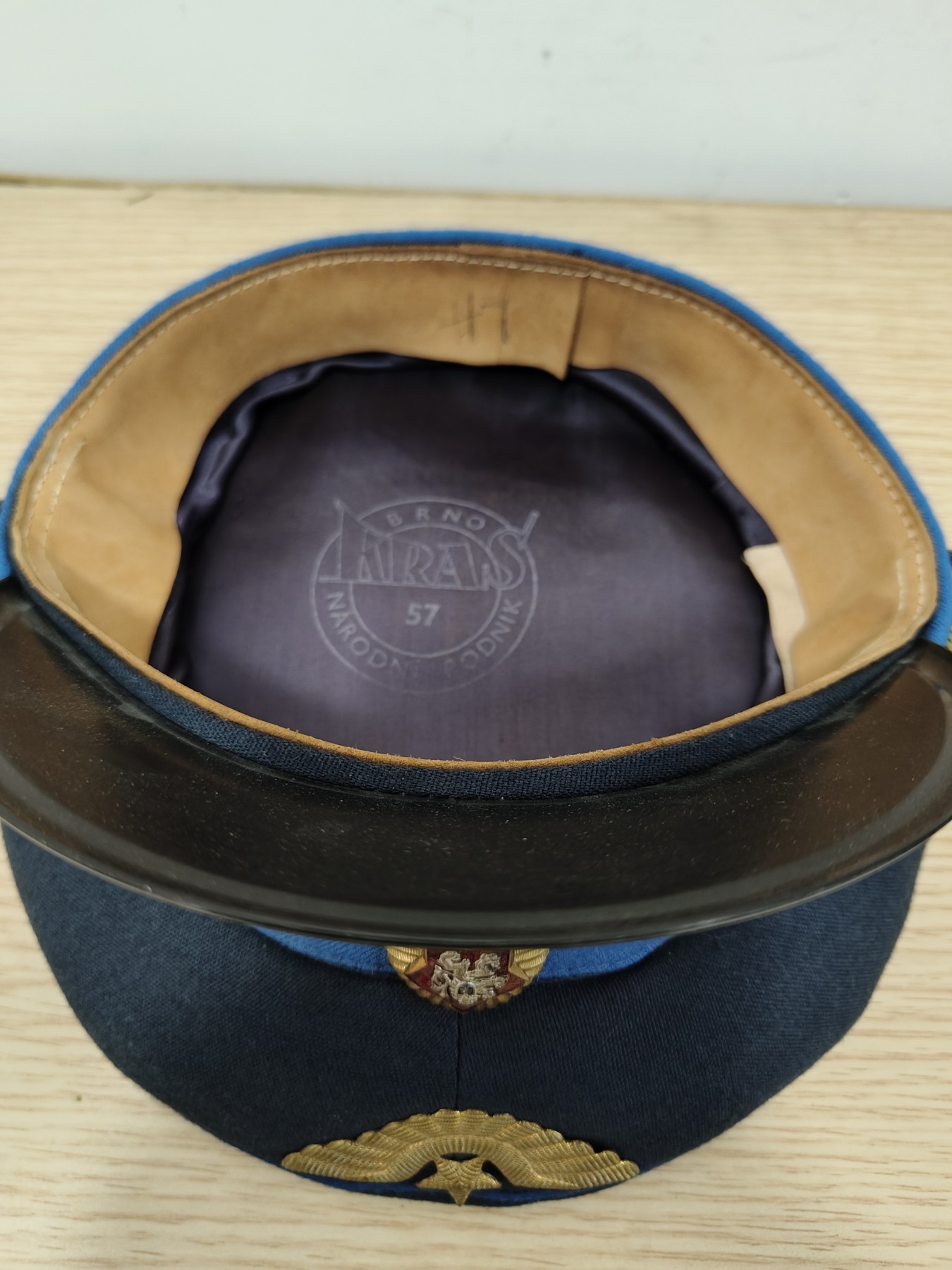 全场0元起拍 第86期 咸鱼国勋章拍卖专场 8月30日（周三）下午6：00开始 华约 捷克斯洛伐克 m59 空军将官大檐帽 57CM