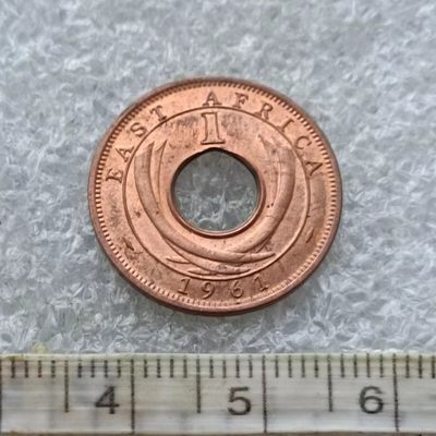 【淘币小摊】第一百六十六拍  散币德紧币场 周四至周日 四连拍   满百包邮 - 英属东非1961年一分铜币