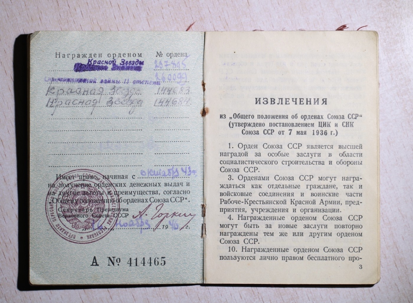 大猫徽章拍卖 第231期  苏联红星二卫套 台阶版红星 档案齐全