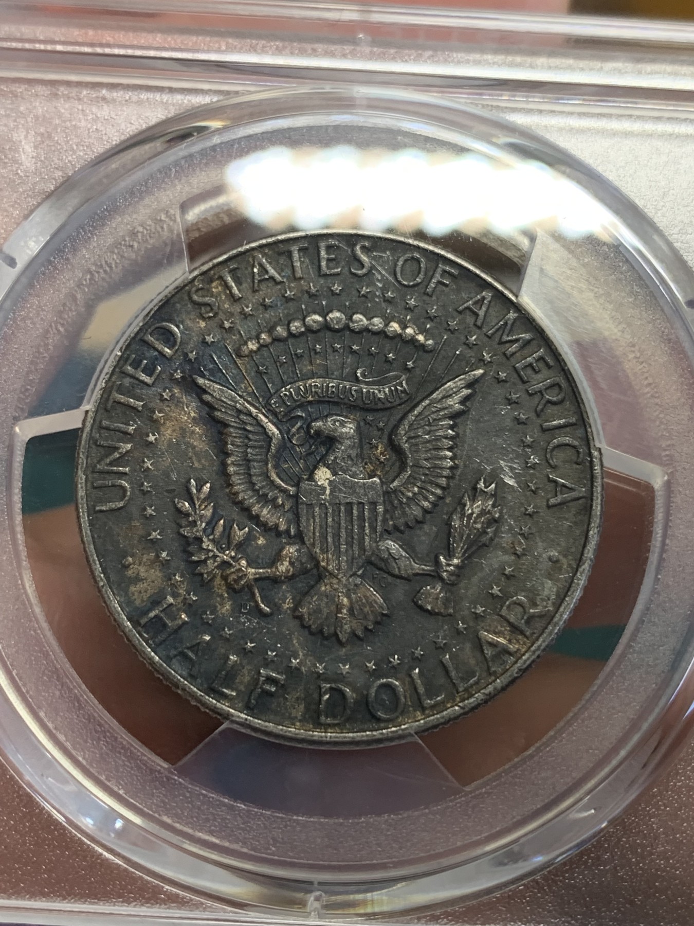 《竞宝斋》第192场-周日，周一 2场 (全场包邮) PCGS MS62 美国1964年肯尼迪50分银币 900高银版