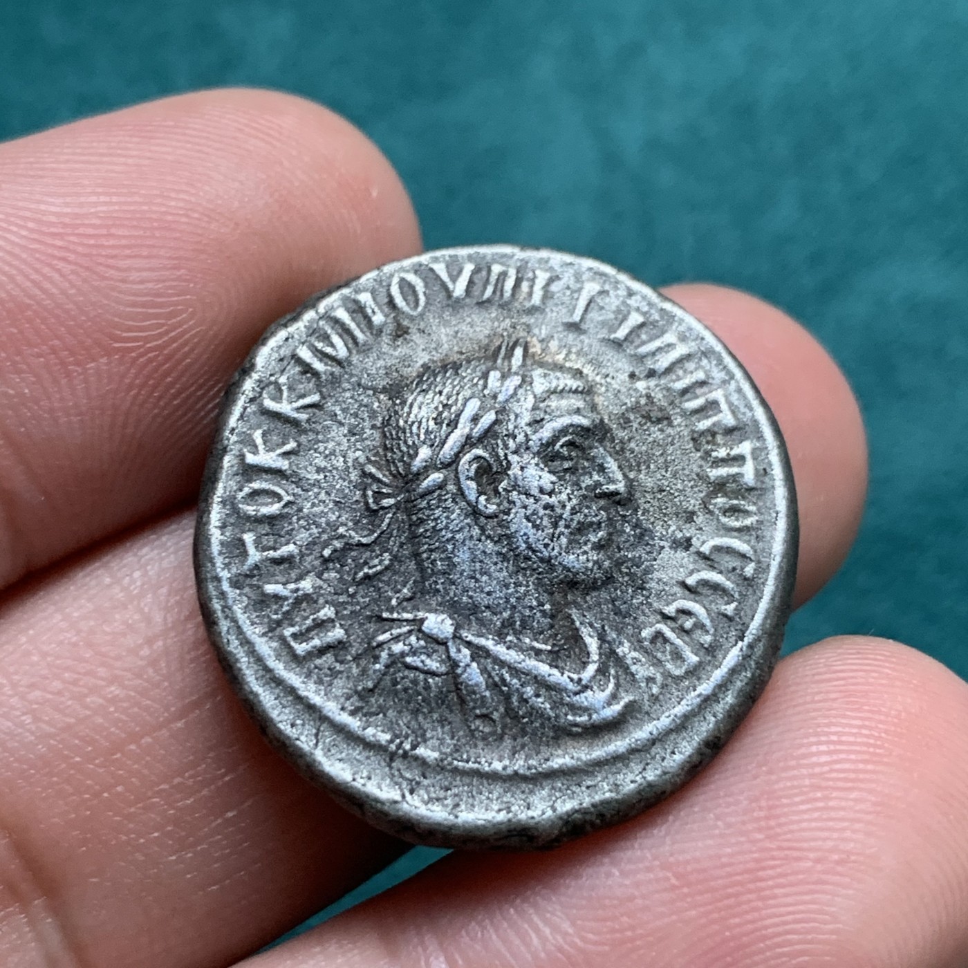 《竞宝斋》第192场-周日，周一 2场 (全场包邮) 公元244-247年 古罗马皇帝菲利普一世4德拉克马银铜合金币 约13.67克