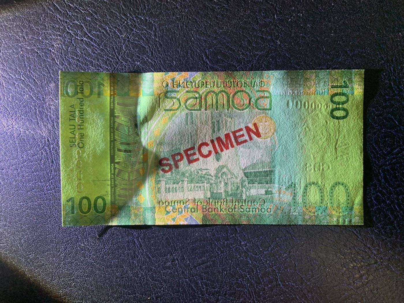 收藏联盟Quantum Auction 第285期拍卖  萨摩亚2012年100塔拉样票 品相全新UNC
