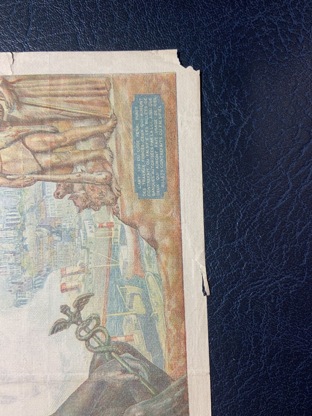 收藏联盟Quantum Auction 第285期拍卖  法国1943年1000法郎 品相如图