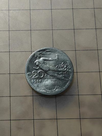 轻松集币无压力 - 意大利1914年飞天裸女20分